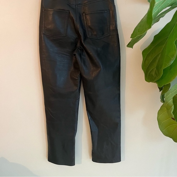Aritizia Wilfred Melina Vegan Leather Black Pants - Picture 8 of 11
